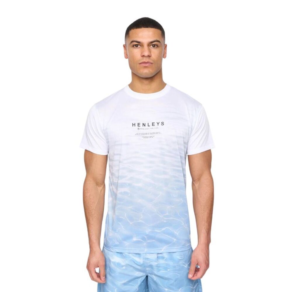 Henleys Mens Henpool T-Shirt / Denim Blue